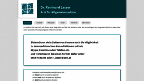 What Integrale-medizin.at website looked like in 2020 (3 years ago)