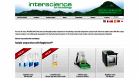 What Interscience.eu website looked like in 2020 (3 years ago)