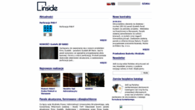 What Inside.pl website looked like in 2020 (4 years ago)