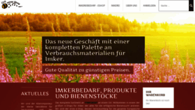 What Imkereibedarfshop.de website looked like in 2020 (3 years ago)