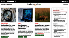What Indiatogether.org website looked like in 2020 (3 years ago)