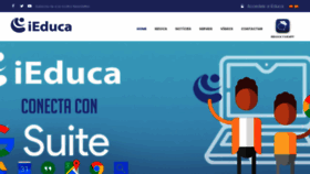 What Ieducacio.com website looked like in 2020 (3 years ago)