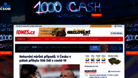 What Idnes.cz website looked like in 2020 (5 years ago)