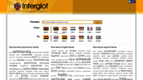 What Interglot.com website looked like in 2020 (3 years ago)