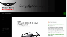 What Inspirepilots.sg website looked like in 2020 (3 years ago)
