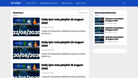What Iptvsrc.net website looked like in 2020 (3 years ago)