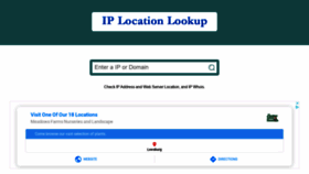 What Ip-address-location.com website looked like in 2020 (3 years ago)
