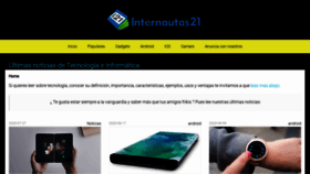 What Internautas21.com website looked like in 2020 (3 years ago)