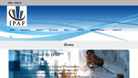 What Ipafoundation.co.za website looked like in 2020 (3 years ago)