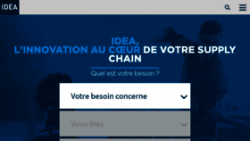 What Idea-groupe.fr website looked like in 2020 (3 years ago)