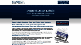 What Idassetlabels.co.uk website looked like in 2020 (3 years ago)