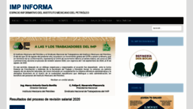 What Impinforma.mx website looked like in 2020 (3 years ago)