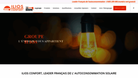 What Ilios-confort.fr website looked like in 2020 (3 years ago)
