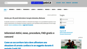 What Infermieriattivi.it website looked like in 2020 (3 years ago)