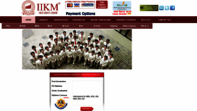 What Iikm.net website looked like in 2020 (3 years ago)