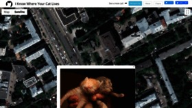 What Iknowwhereyourcatlives.com website looked like in 2020 (4 years ago)