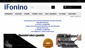 What Ifonino.it website looked like in 2020 (3 years ago)
