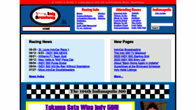What Indymotorspeedway.com website looked like in 2020 (3 years ago)