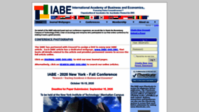 What Iabe.com website looked like in 2020 (3 years ago)