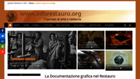 What Inforestauro.org website looked like in 2020 (3 years ago)