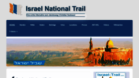 What Israel-trail.com website looked like in 2020 (3 years ago)