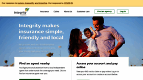 What Integrityinsurance.com website looked like in 2020 (3 years ago)