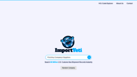What Importyeti.com website looked like in 2020 (3 years ago)