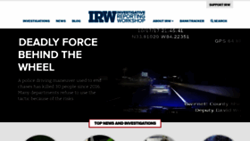What Investigativereportingworkshop.org website looked like in 2020 (3 years ago)