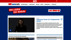 What Inforadio.de website looked like in 2020 (3 years ago)