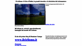 What Ilciclismo.it website looked like in 2020 (3 years ago)