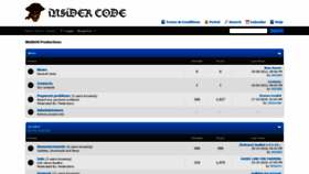 What Insidercode.it website looked like in 2020 (3 years ago)