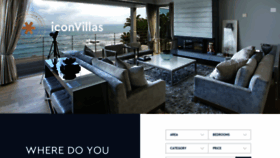 What Iconvillas.travel website looked like in 2020 (3 years ago)