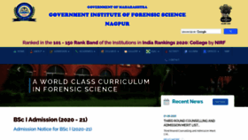 What Ifscnagpur.in website looked like in 2020 (3 years ago)