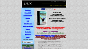 What Intelliscore.net website looked like in 2020 (3 years ago)