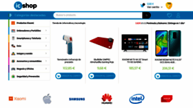 What Icshop.es website looked like in 2020 (3 years ago)
