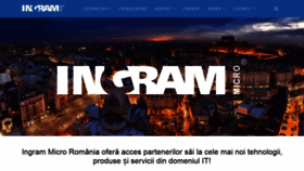 What Ingrammicro.ro website looked like in 2020 (3 years ago)