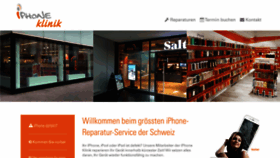 What Iphone-klinik.ch website looked like in 2020 (3 years ago)
