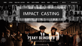 What Impactcasting.co.uk website looked like in 2020 (3 years ago)