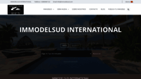 What Immodelsud.com website looked like in 2020 (3 years ago)