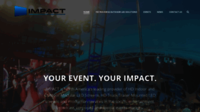 What Impactav.com website looked like in 2020 (3 years ago)