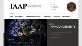What Iaap.org website looked like in 2020 (3 years ago)