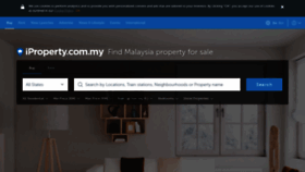 What Iproperty.com.my website looked like in 2020 (3 years ago)