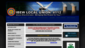 What Ibewlu112.com website looked like in 2020 (3 years ago)