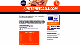 What Internetcalls.com website looked like in 2020 (3 years ago)