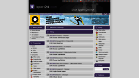 What Isport24.com website looked like in 2020 (3 years ago)