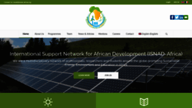What Isnad-africa.org website looked like in 2020 (3 years ago)