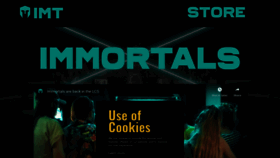 What Immortals.gg website looked like in 2020 (3 years ago)