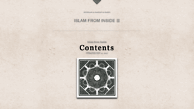 What Islamfrominside.com website looked like in 2020 (3 years ago)