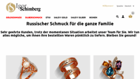 What Igorschimberg.de website looked like in 2020 (3 years ago)