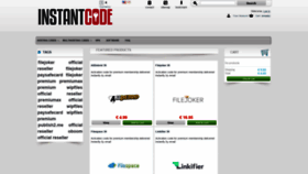 What Instantcode.co website looked like in 2020 (3 years ago)